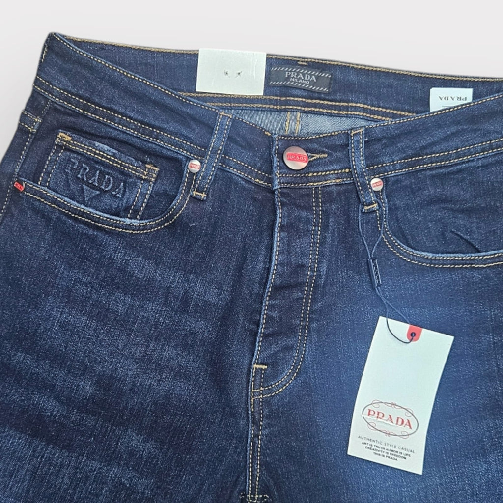 Jean PRADA Coupe Normal  ref-Pd907 Bleu